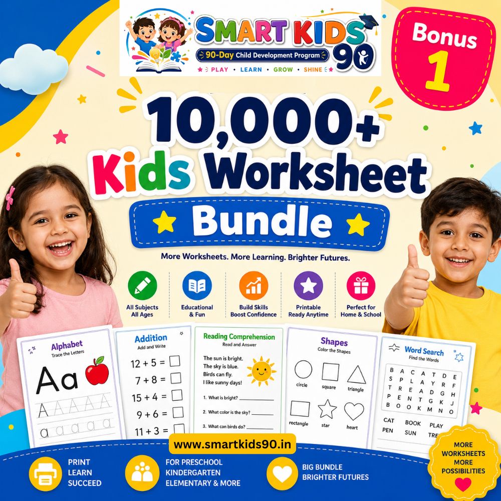 10,000+ Kids Worksheet Bundle
