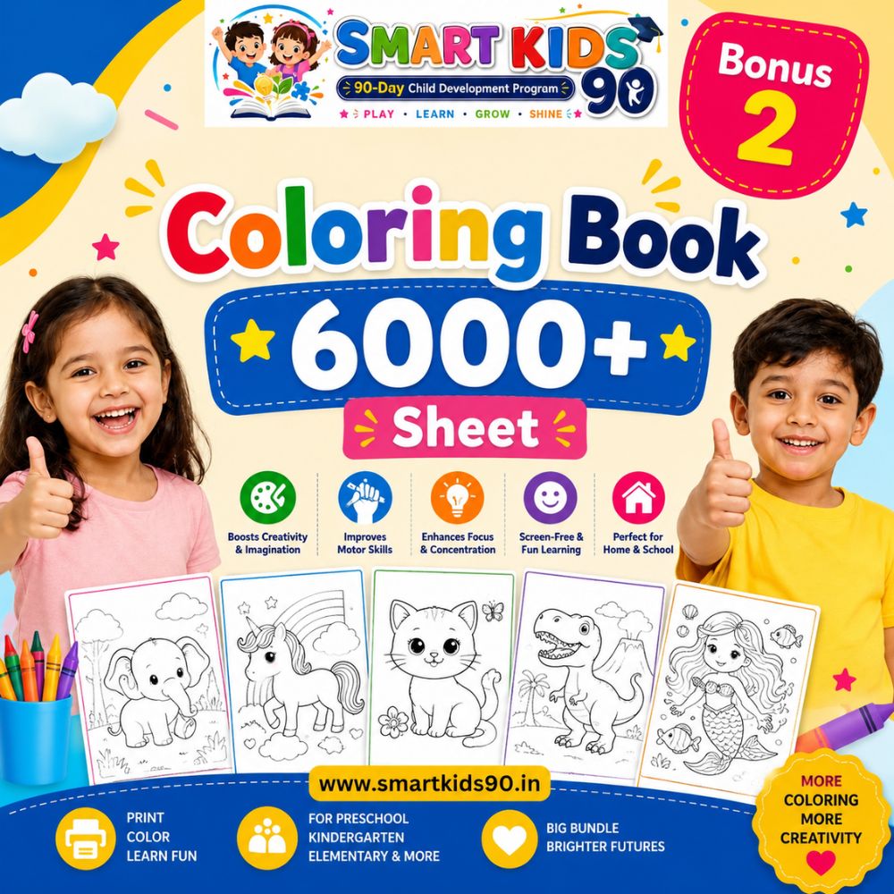 Coloring Book 6000+ Sheet